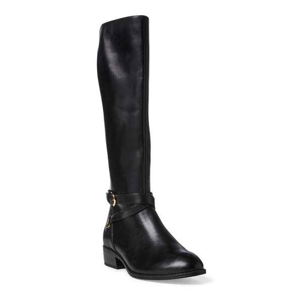 Black Maribella Leather Boot Lauren 3