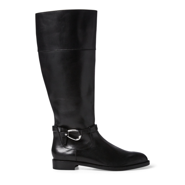 Harlee leather boot ralph lauren on sale