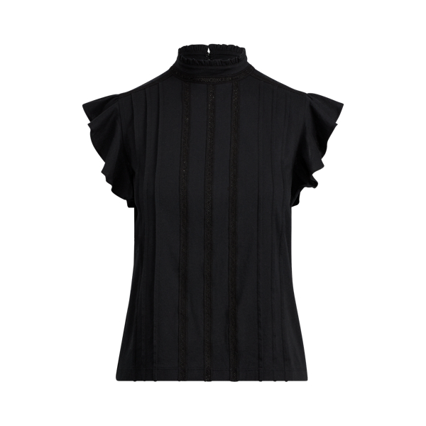 Lace-Embroidered Cotton Top Polo Ralph Lauren 1