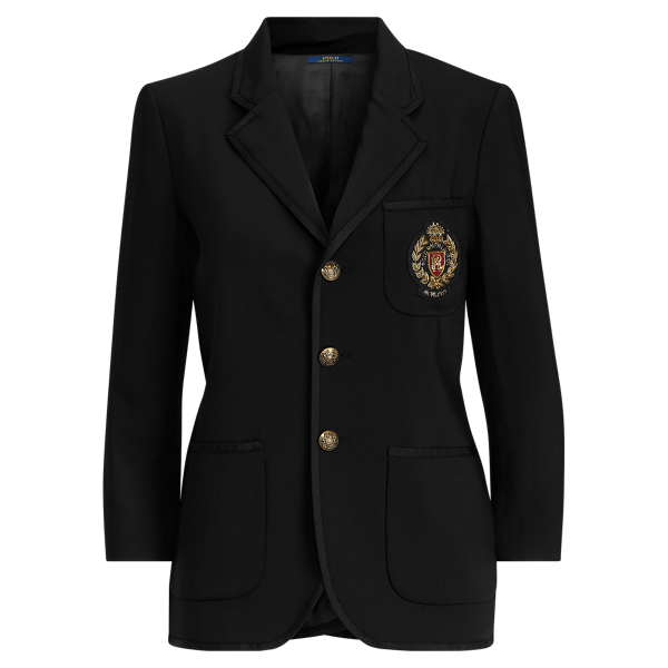 Blazer brod&eacute; en laine de m&eacute;rinos Polo Ralph Lauren en 1