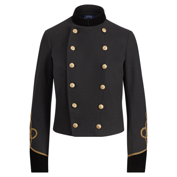 Velvet Trim Military Jacket for Women Ralph Lauren PA