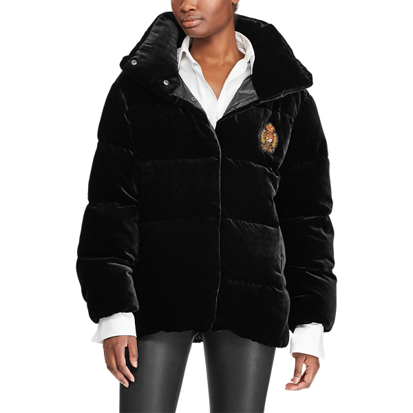 Velvet Down Jacket for Women Ralph Lauren TN