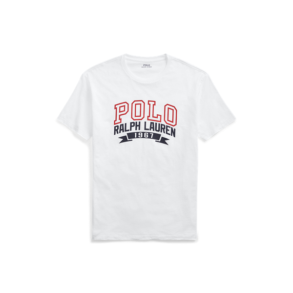 Custom Slim Fit Cotton T-Shirt Polo Ralph Lauren em 1