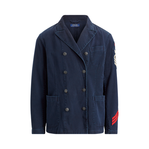 Admiralsjacke aus Baumwolltwill Polo Ralph Lauren in 1