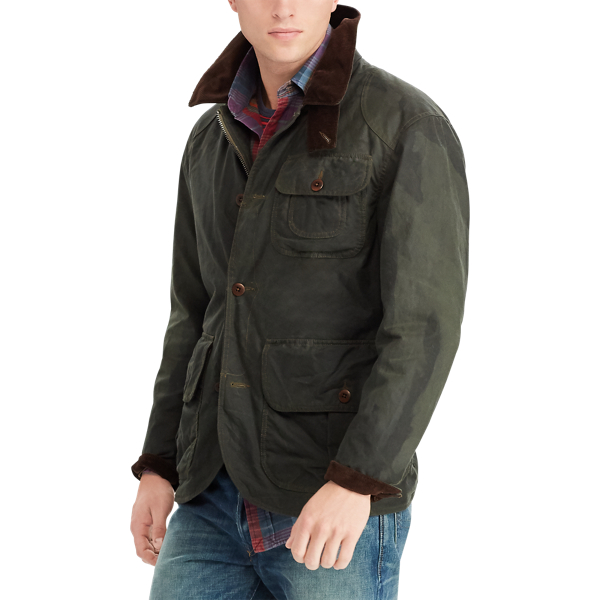 Oilcloth Jacket for Men Ralph Lauren PE