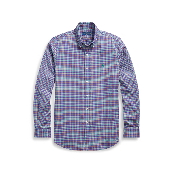 Classic Fit Plaid Twill Shirt