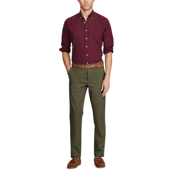 Expedition Olive Stretch Straight Fit Chino Trouser Polo Ralph Lauren 2