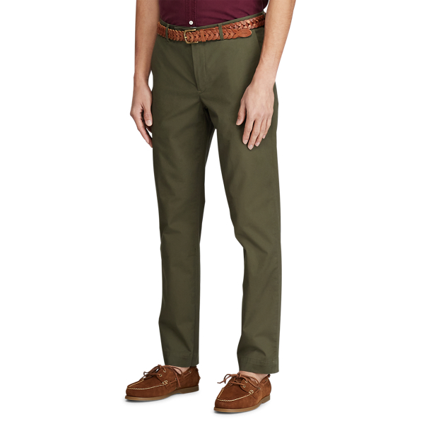 Expedition Olive Stretch Straight Fit Chino Trouser Polo Ralph Lauren 5