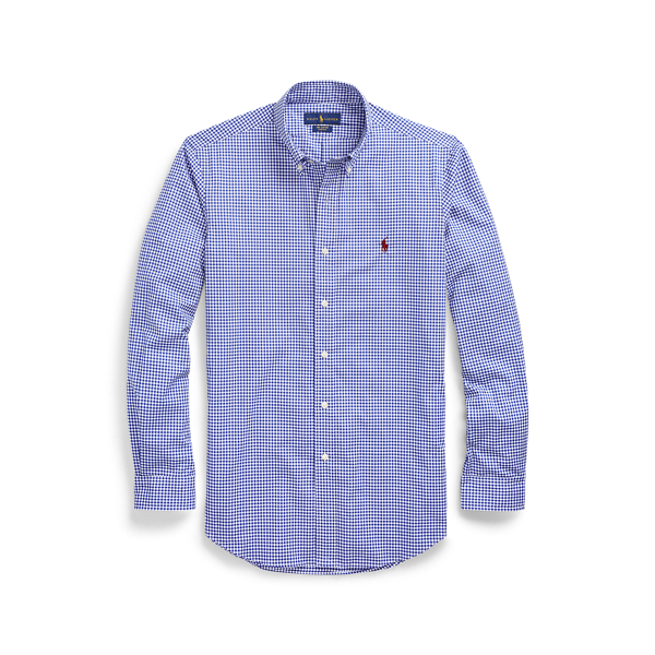 Slim Fit Gingham Poplin Shirt