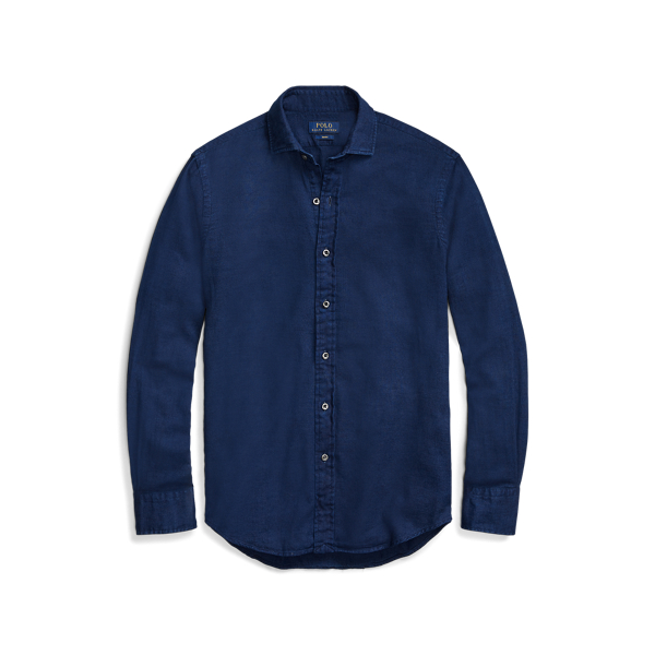 Slim Fit Indigo Twill Shirt Polo Ralph Lauren in 1
