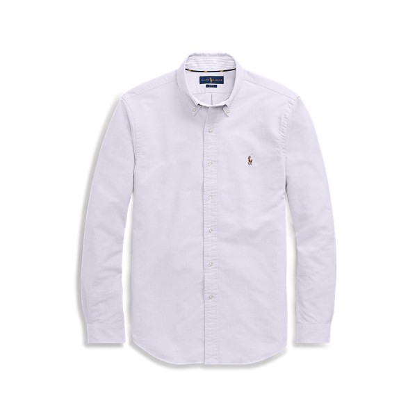 Slim Fit Striped Oxford Shirt Polo Ralph Lauren em 1