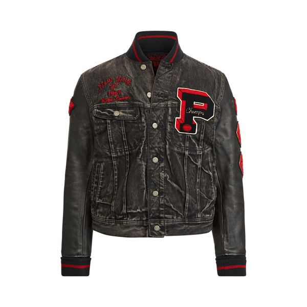 Ralph lauren polo letterman jacket sale