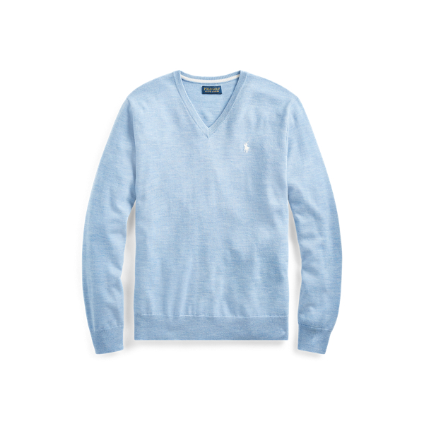 Pull col en&nbsp;V laine de m&eacute;rinos