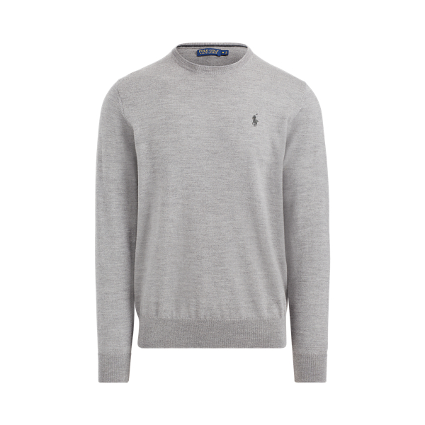 Rundhalspullover aus Wolle RLX in 1