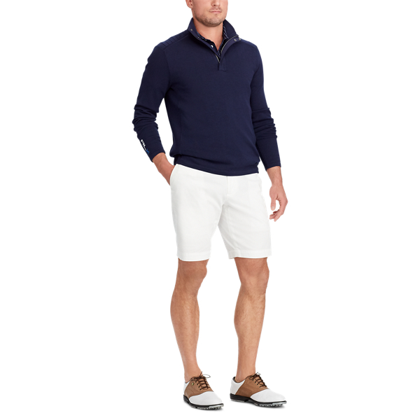 Refined Navy Wool-Blend Jumper RLX 4