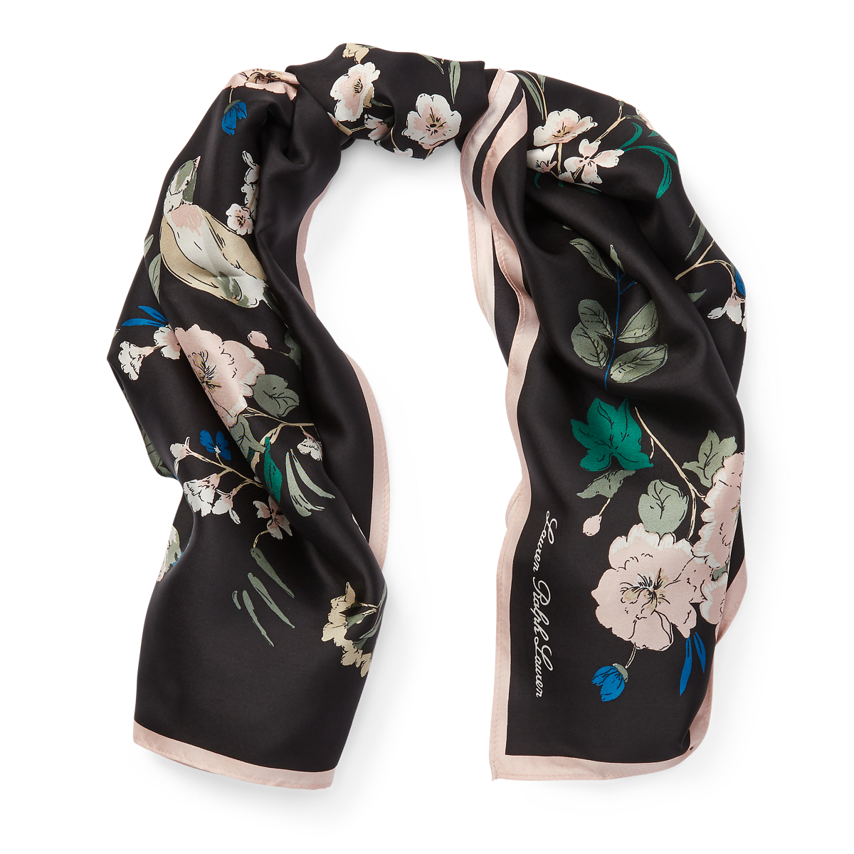 Floral Silk Scarf