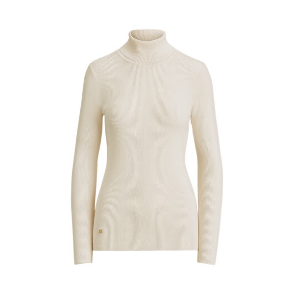 Ralph lauren white turtleneck hotsell