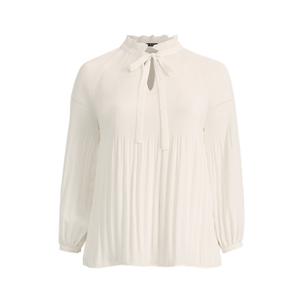 Georgette Tie-Neck Top