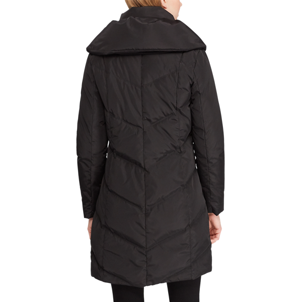 Chevron-Quilted Down Jacket Lauren 4