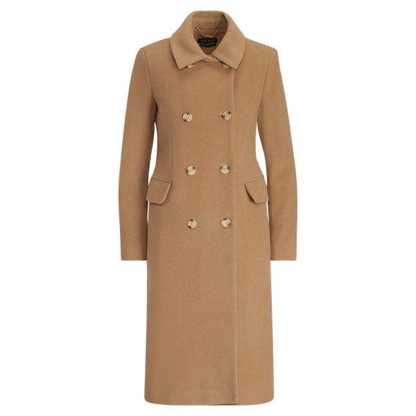 Wool Blend Trench Coat for Women Ralph Lauren IL