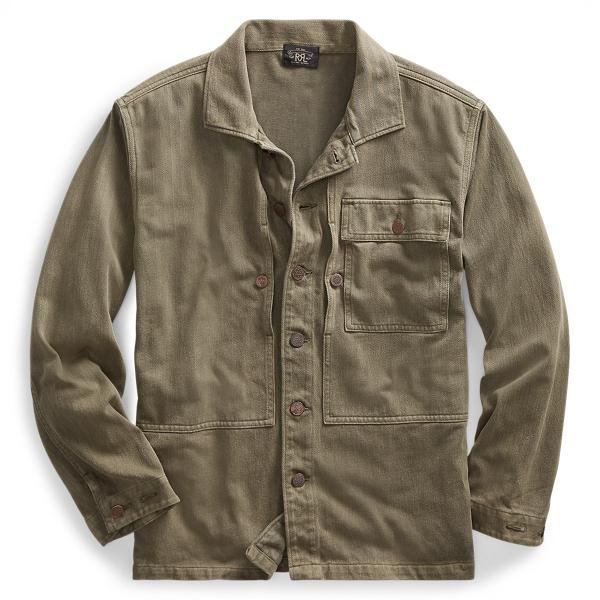 Herringbone Overshirt RRL 1