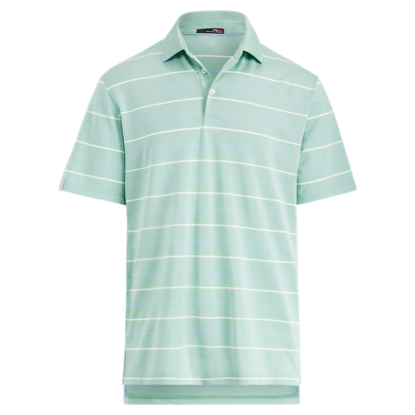 Celadon/Blue/White Active Fit Tech Piqu&eacute; Polo RLX 1