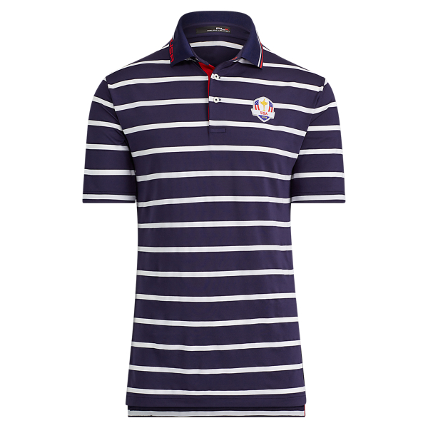 Parchment Cream/Navy U.S. Ryder Cup Team Polo RLX 1