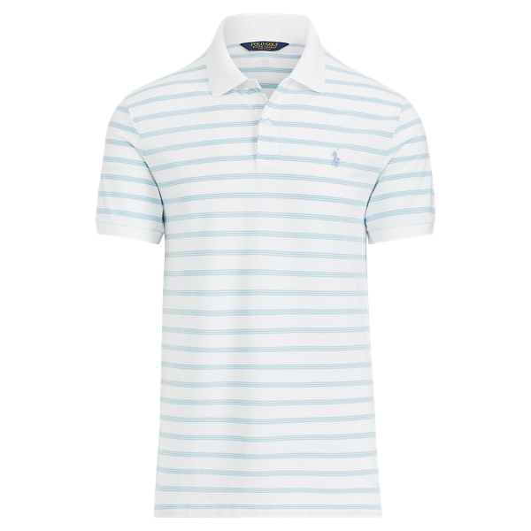 White/Austin Blue/Celadon Custom Slim Performance Polo Polo Golf 2