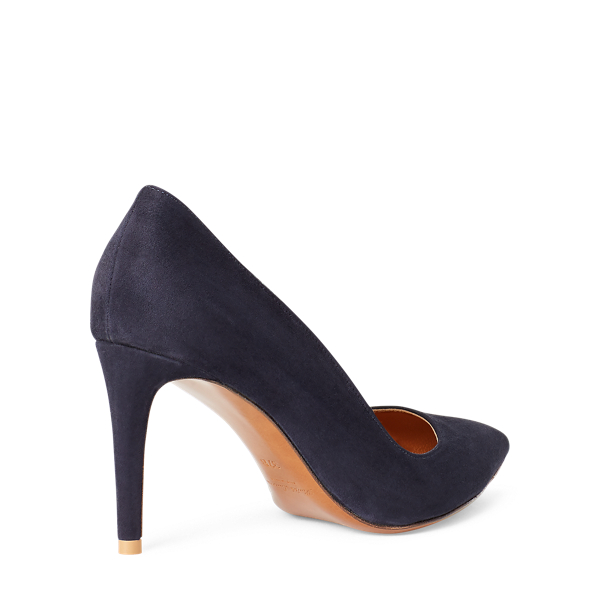 Navy Armissa Kidsuede Pump Ralph Lauren Collection 3