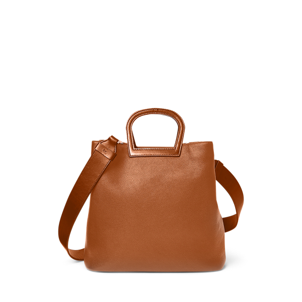 Mini&nbsp;cabas en vachette Ralph Lauren Collection en 1