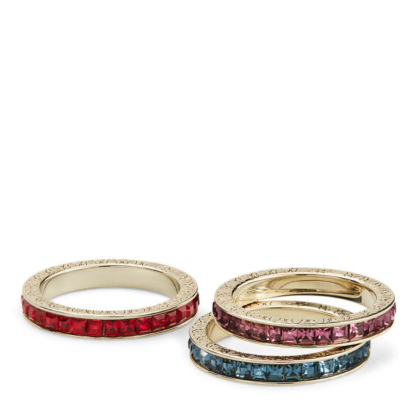 Embellished Stackable Rings Ralph Lauren Collection em 1