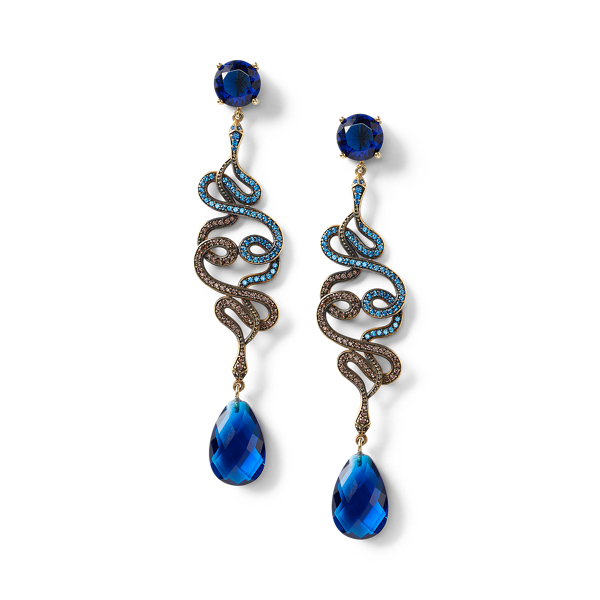 Snake Chandelier Earrings Ralph Lauren Collection 1