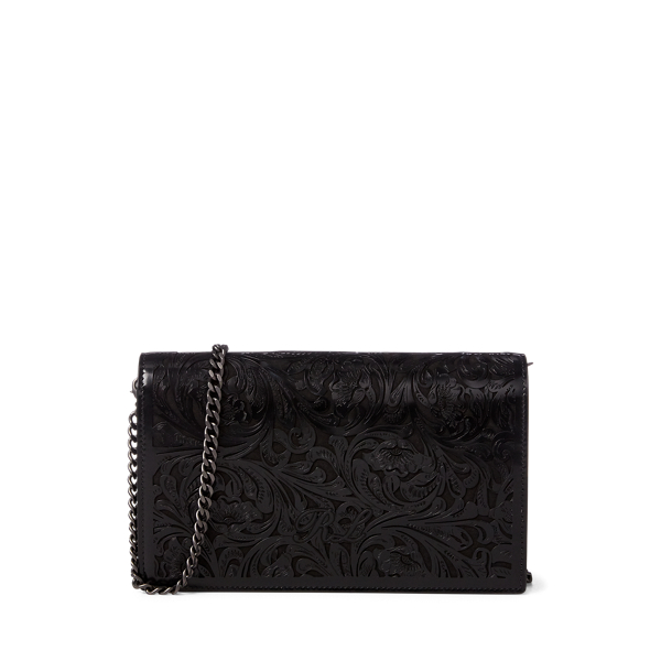 Laser-Cut Leather Chain Wallet Ralph Lauren Collection in 1