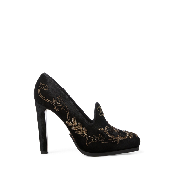 Reena Embroidered Pump Ralph Lauren Collection 1