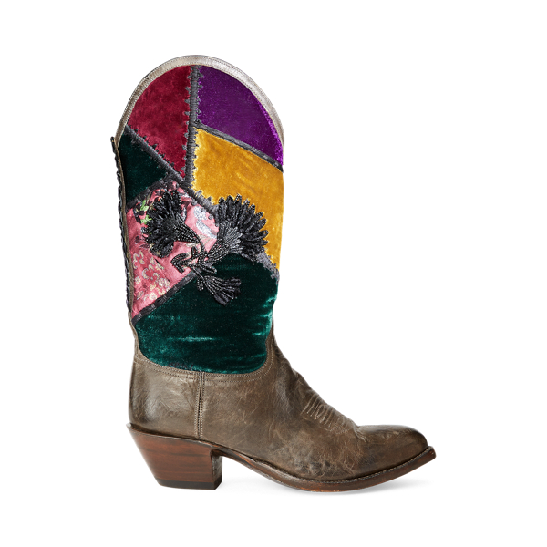 Charlenne Patchwork Boot Ralph Lauren Collection 1