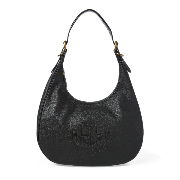 Anchor Leather Hobo Bag