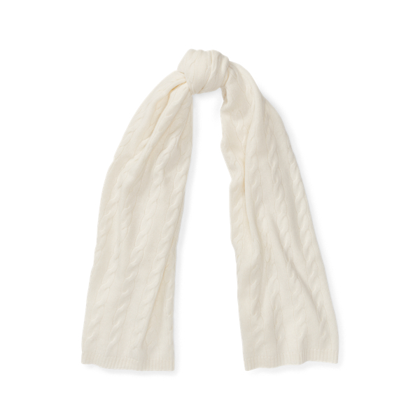 Cable Cashmere Scarf