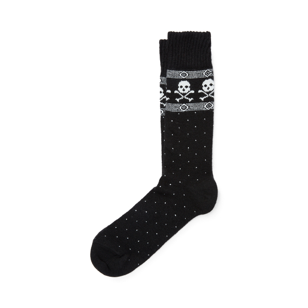 Skull Cashmere-Blend Socks Polo Ralph Lauren 1