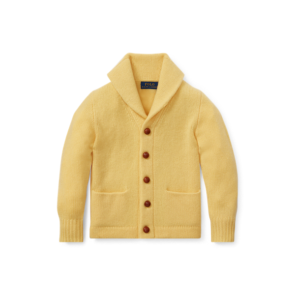 Cashmere Shawl-Collar Cardigan Boys 1.5-6 Years 1