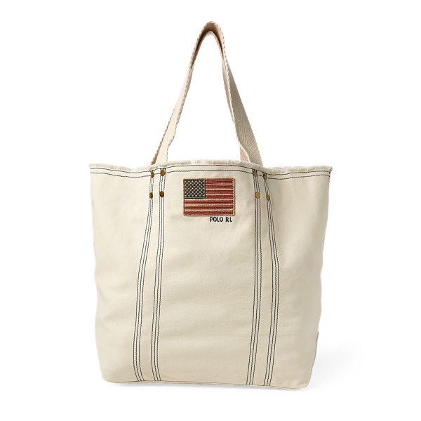 Flag Canvas Tote Bag Polo Ralph Lauren 1