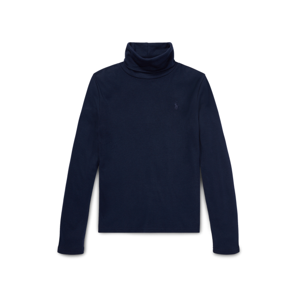 Cotton-Modal Turtleneck Girls 7-14 Years 1