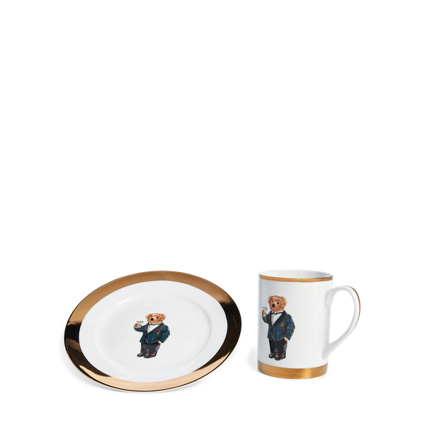 Ralph Lauren Home Teller-Set Thompson mit Polo Bear 2
