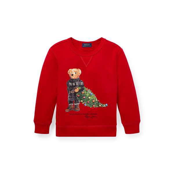 Polo bear hoodie red online