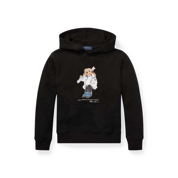 Ski Bear Cotton Blend Hoodie for Boys Ralph Lauren UK