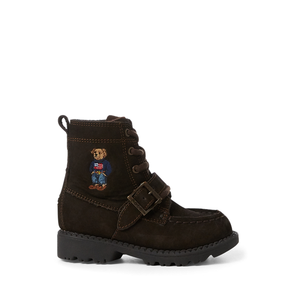 Ranger Polo Bear Suede Boot for Boys Ralph Lauren UK