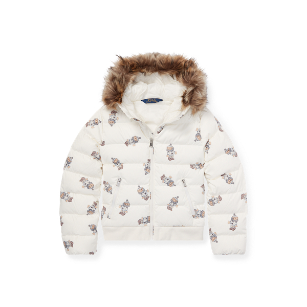 Polo Bear Down Jacket for Girls Ralph Lauren UK