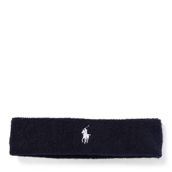 French Navy W/White US Open Headband Polo Ralph Lauren 1