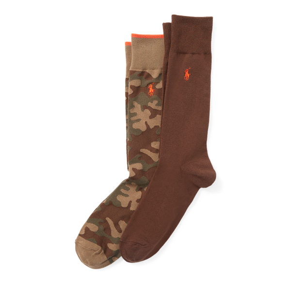 Olive Camo Trouser Sock 2-Pack Polo Ralph Lauren 1