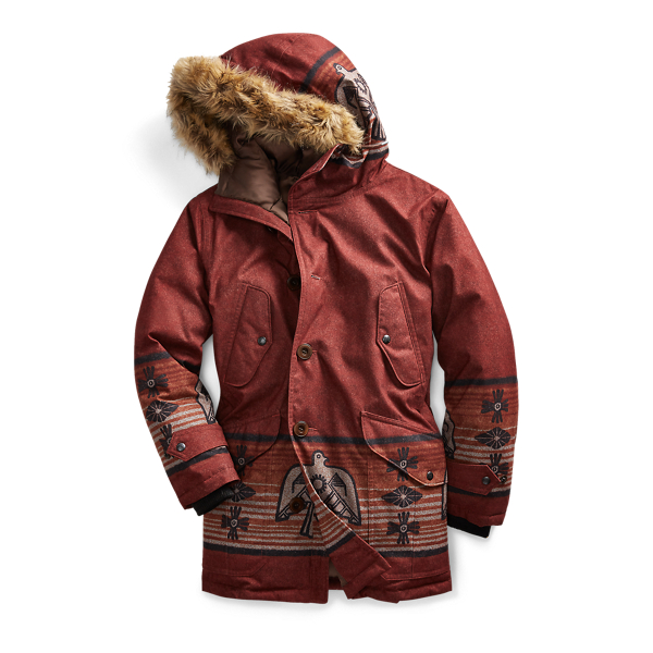 Faux-Fur-Trim Down Parka RRL 1