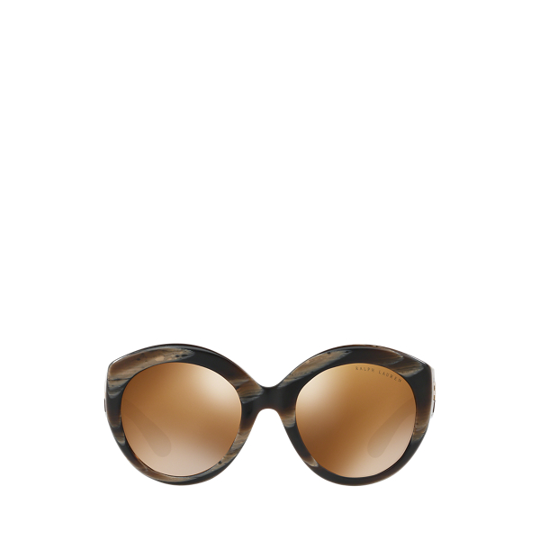 Mirrored Round Sunglasses for Women Ralph Lauren IE